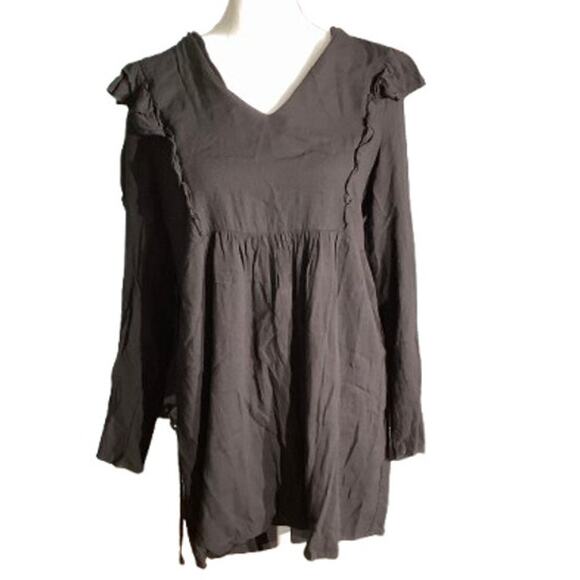 Cotton On Ruffle Long Sleeve Dress Women’s Size Large – Boho, Flowy, Feminine - Picture 1 of 6